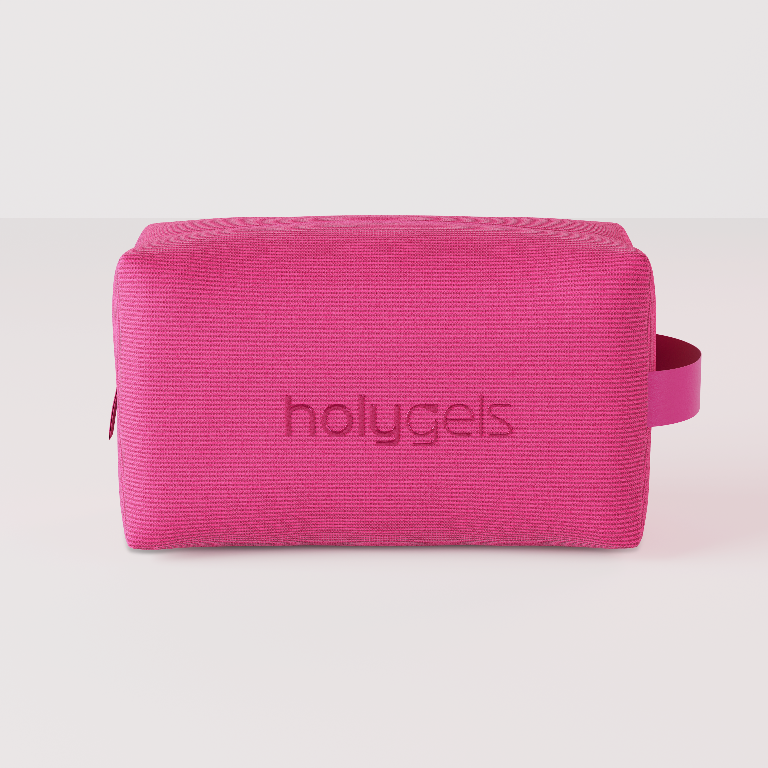 Pink Mesh Beauty Bag